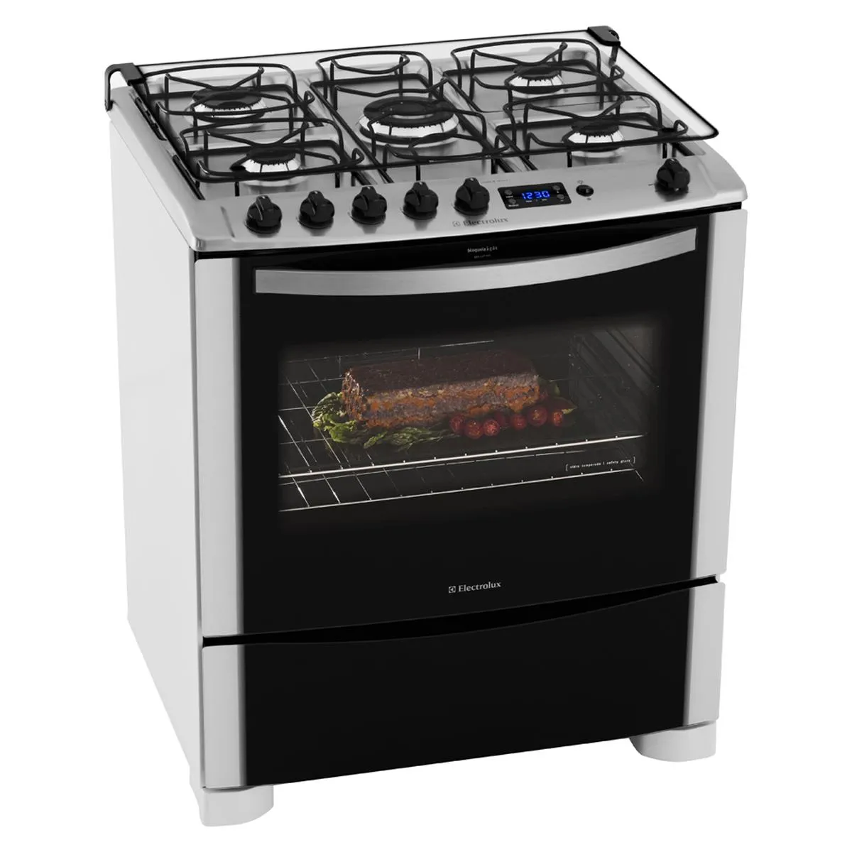 Fogão 5 Bocas Electrolux Branco com Tripla Chama - Modelo 76LBU Bivolt