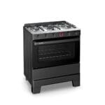 Fogão Esmaltec Ideal Super 5 Bocas Preto - Bivolt - 5121