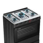 Fogão Esmaltec Ideal Super 5 Bocas Preto - Bivolt - 5121