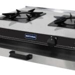 Fogão Industrial Metvisa 2 Bocas Inox - 79x56cm
