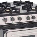 Fogão Industrial Venâncio Cinza 4 Bocas com Forno Bravo - M4FD2