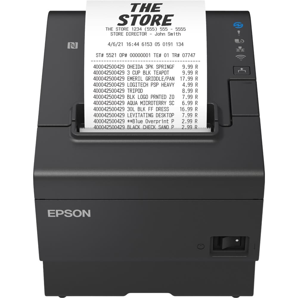 Impressora Térmica Não Fiscal Epson TM-T88VII C31CJ57062 USB, Serial e Ethernet Bivolt