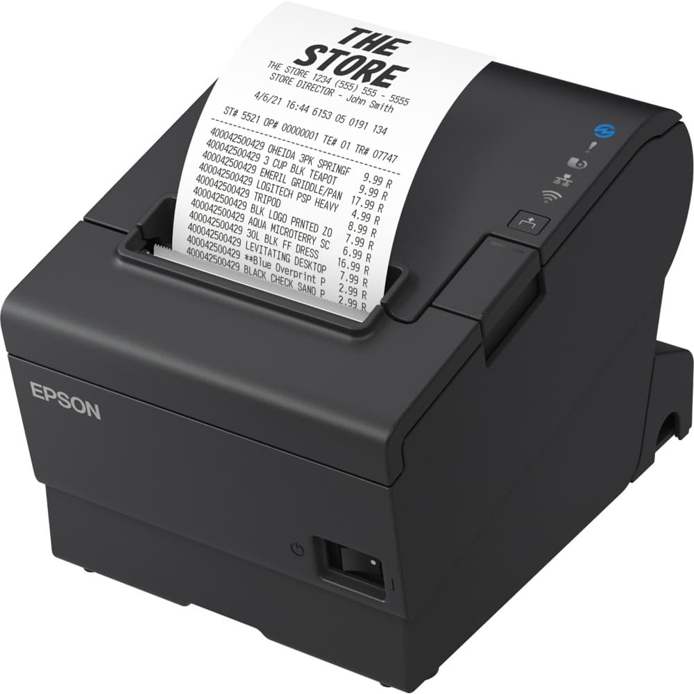 Impressora Térmica Não Fiscal Epson TM-T88VII C31CJ57062 USB, Serial e Ethernet Bivolt