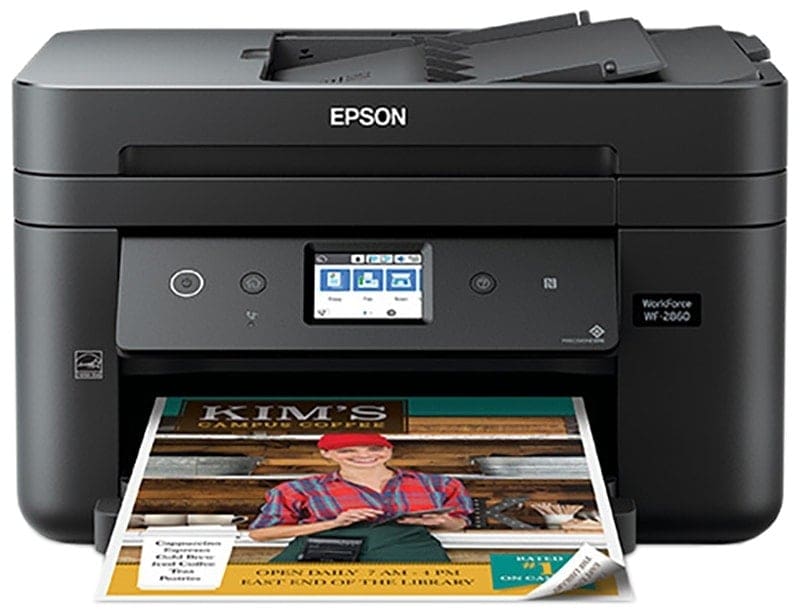 Multifuncional Epson Workforce Pro WF-2860 Jato de Tinta Colorida USB e Wi-Fi Bivolt