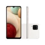 Samsung Galaxy A12 64GB Branco Dual Chip - Câmera Quádrupla, 4GB RAM, Tela de 6.5
