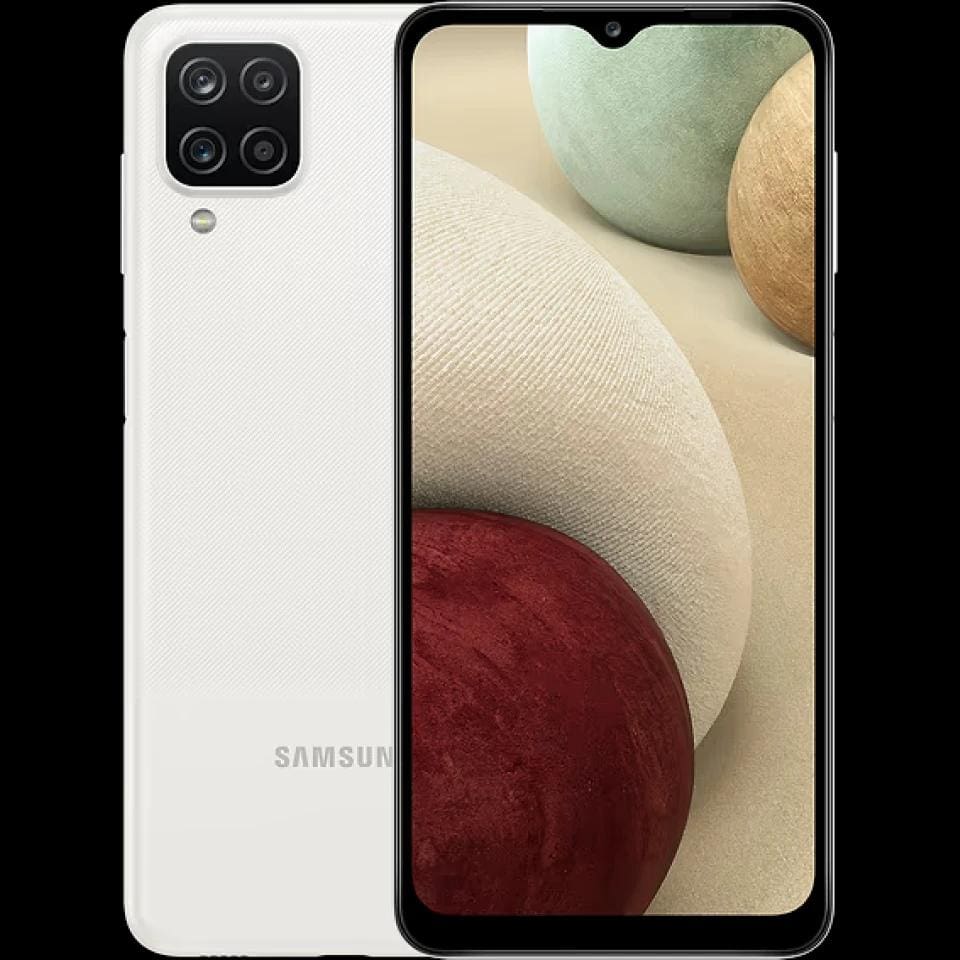 Samsung Galaxy A12 64GB Branco Dual Chip - Câmera Quádrupla, 4GB RAM, Tela de 6.5