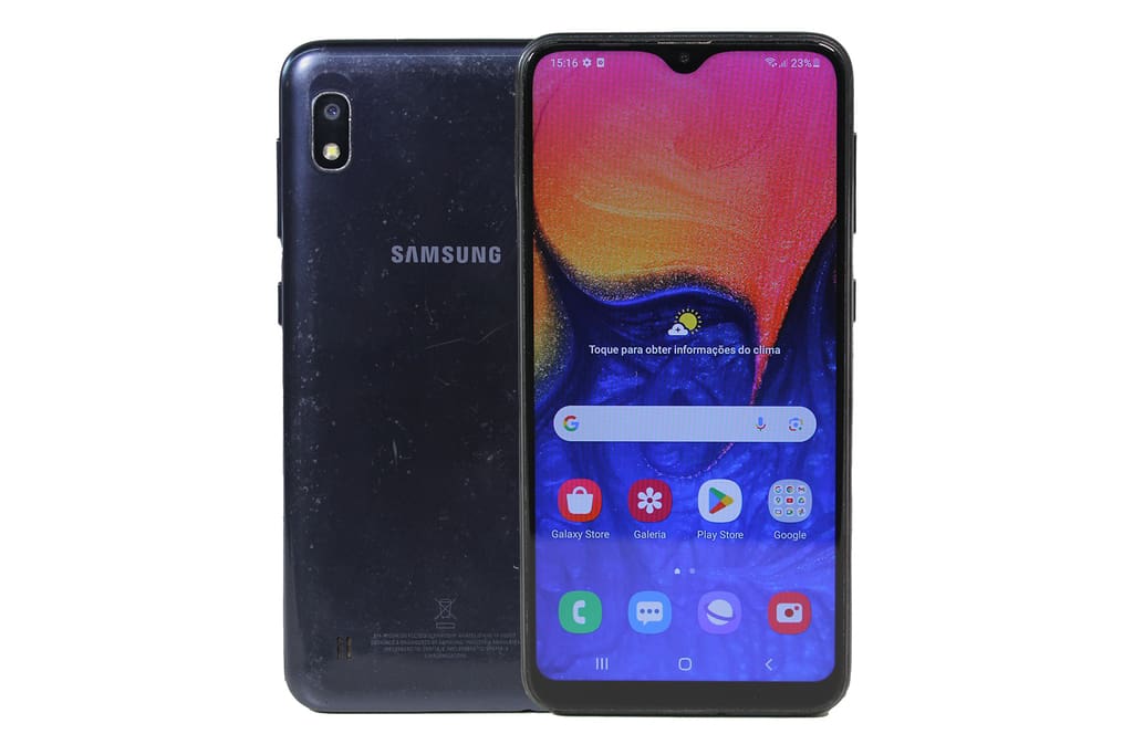 Smartphone Samsung Galaxy A10 A105M 32GB Preto - Dual Chip, 2GB RAM