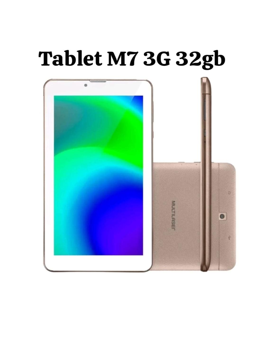 Tablet Multilaser M7 Go Edition Nb362 Dourado 32GB 3G - Android 11