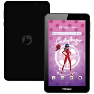 Tablet Positivo Twist Tab Ladybug 64GB 7" Android 11 Wi-Fi Preto