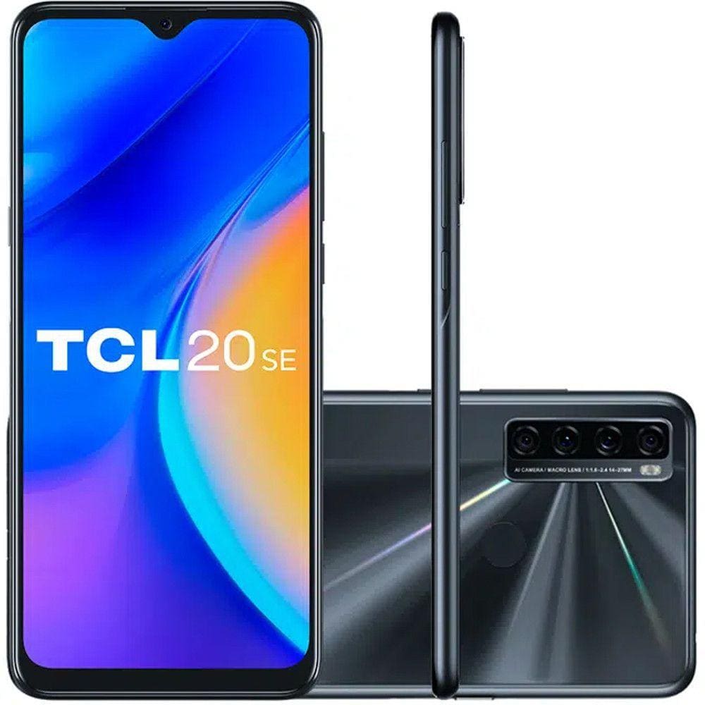 TCL 20SE 128GB Preto - Dual Chip Tela 6,82