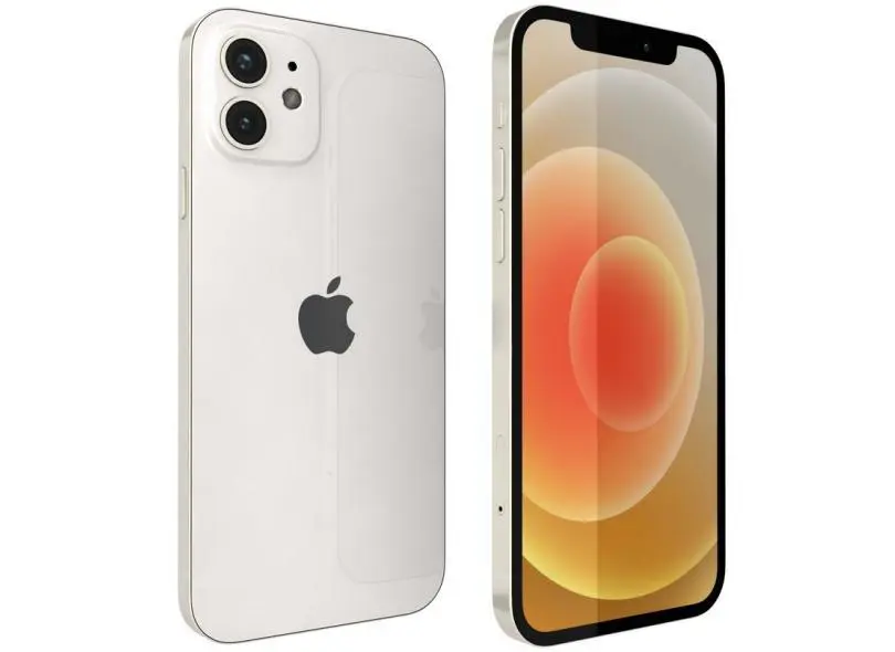 Apple iPhone 12 64GB Branco – 6,1″ OLED, A14 Bionic e Câmera Dupla Apple iPhone 12 64GB Branco - 6,1