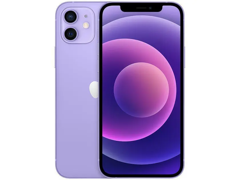 Apple iPhone 12 64GB Roxo - Tela de 6,1