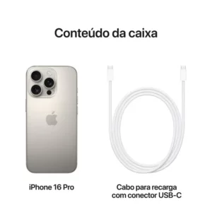 Apple iPhone 16 Pro Max 512GB Titânio Natural 6,9" 5G