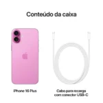 Apple iPhone 16 Rosa 512GB - Tela 6,1