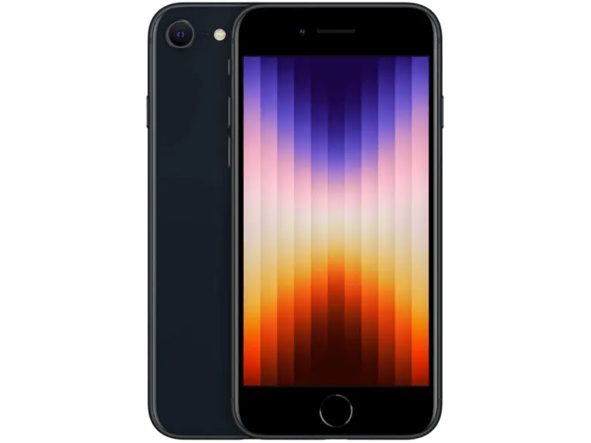 Apple iPhone SE 3 64GB Meia-noite - Compacto e Poderoso com Câmera de 12MP