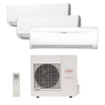 Ar Condicionado Fujitsu Multi Split Tri 48000 BTUs (2x12000 + 24000) Quente/Frio Inverter 220V