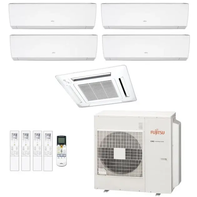 Ar Condicionado Fujitsu Multisplit Tri 43000 BTU Quente/Frio Inverter 220V Ar Condicionado Fujitsu Multisplit Tri 43000 BTU Quente/Frio Inverter 220V