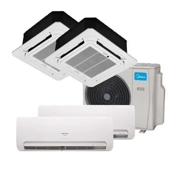 Ar Condicionado Gree Multisplit Quad 42000 BTU Inverter Quente e Frio 220V