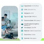 Ar Condicionado Janela Mecânico 10000 BTU Quente/Frio - 220V