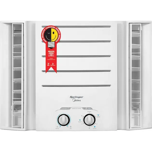 Ar Condicionado Janela Mecânico 12000 BTUs Frio – Springer Midea – 220V Ar Condicionado Janela Mecânico 12000 BTUs Frio - Springer Midea - 220V