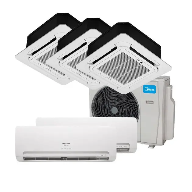 Ar Condicionado Multi Split Bi Inverter 18000 BTUs (2×9000) Quente e Frio – Springer Midea Ar Condicionado Multi Split Bi Inverter 18000 BTUs (2x9000) Quente e Frio - Springer Midea