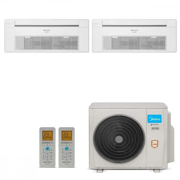 Ar Condicionado Multi Split Bi Inverter 18000 BTUs (2×9000) Quente e Frio – Springer Midea Ar Condicionado Multi Split Bi Inverter 18000 BTUs (2x9000) Quente e Frio - Springer Midea