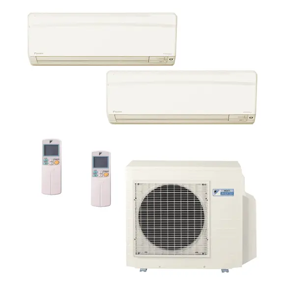 Ar Condicionado Multi Split Bi Inverter Daikin 42000 BTUs (18.000 + 24.000) Quente/Frio 220V
