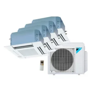 Ar Condicionado Multi Split Cassete Inverter Daikin 39.000 BTU/h (3x9000 + 12000) Quente e Frio - 220V