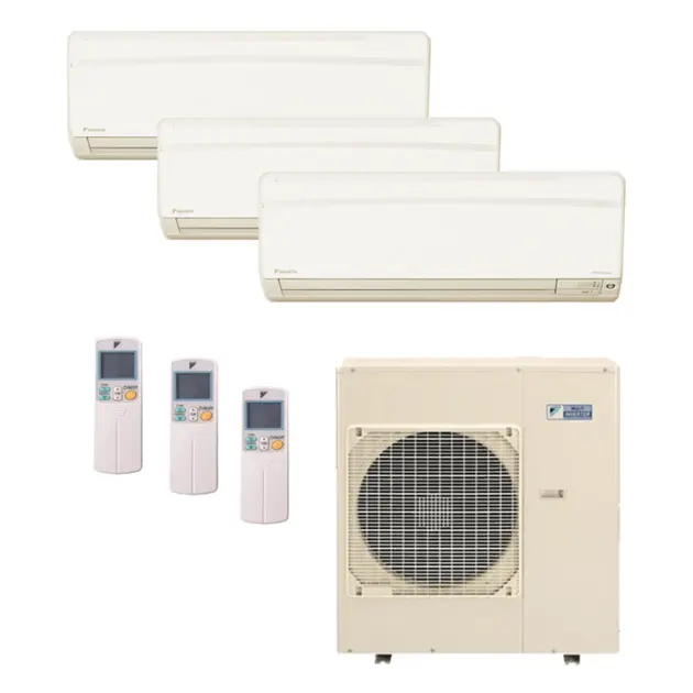 Ar Condicionado Multi Split Inverter Daikin 34000 BTUs Quente Frio 220V (2 Evap de 9000 e 18000 BTUs) Ar Condicionado Multi Split Inverter Daikin 34000 BTUs Quente Frio 220V (2 Evap de 9000 e 18000 BTUs)
