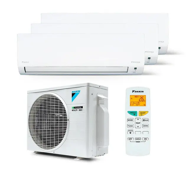 Ar Condicionado Multi Split Inverter Daikin Quente/Frio 27.000 BTUs (2×9.000 + 1×18.000) – 220V Ar Condicionado Multi Split Inverter Daikin Quente/Frio 27.000 BTUs (2x9.000 + 1x18.000) - 220V