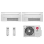 Ar Condicionado Multi Split Inverter LG 18000 BTUs (2x 9000) Quente Frio 220V