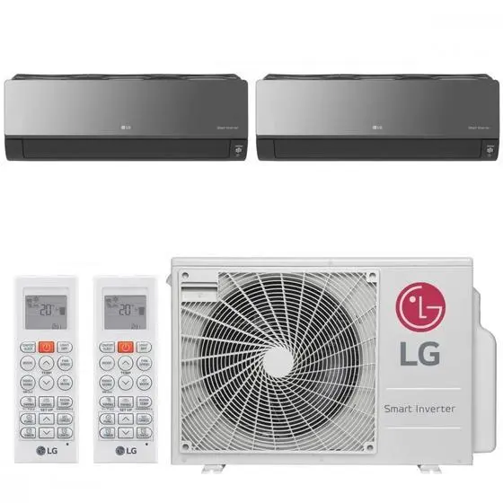 Ar Condicionado Multi Split Inverter LG 18000 BTUs (2x 9000) Quente Frio 220V