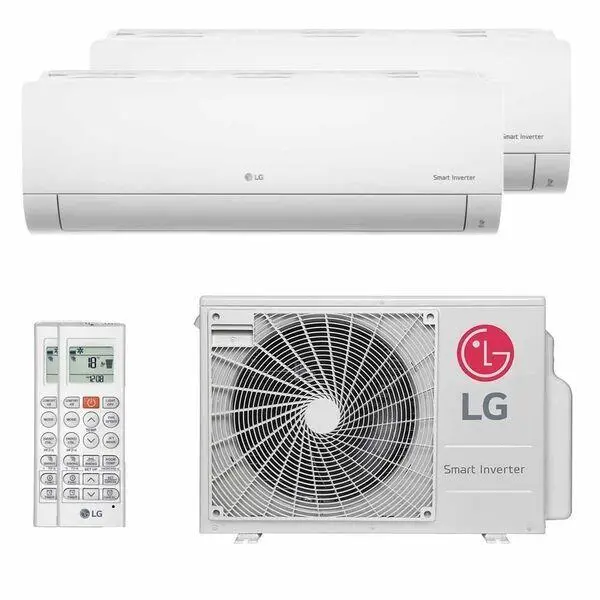 Ar Condicionado Multisplit Bi 18000 Btu(2×9000) Quente/frio – Inverter – LG – 220v – Amnw09gsja0 / A2uw18gfa2