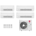 Ar Condicionado Multi Split Inverter LG 49000 BTU Quente e Frio (2x12000 + 9000 + 18000) 220V
