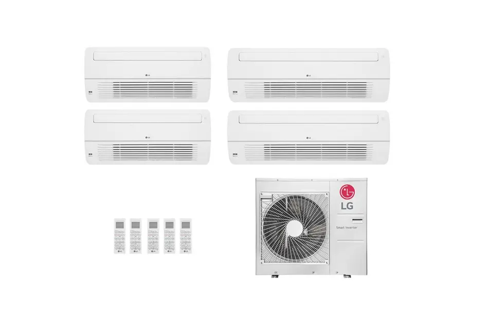 Ar Condicionado Multi Split Inverter LG 49000 BTU Quente e Frio (2x12000 + 9000 + 18000) 220V