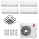Ar Condicionado Multi Split Inverter LG 49000 BTU Quente e Frio (2x12000 + 9000 + 18000) 220V