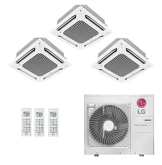 Ar Condicionado Multi Split Inverter LG 49000 BTU Quente e Frio (2x12000 + 9000 + 18000) 220V