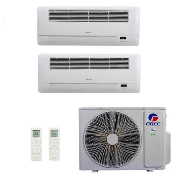Ar Condicionado Multi Split Inverter R-32 Gree 30000 BTU (2x9000 + 22000) Quente/Frio 220V