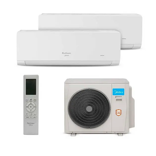 Ar Condicionado Multisplit Bi 27000 Btu(9000+18000) Quente/frio – Inverter – Springer Midea – 220v – 42agmsb09m5 42agmsb18m5 / 38mbmba18m5