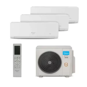 Ar Condicionado Multi Split Inverter Springer Midea 42000 BTU (2x12000 + 1x18000) Quente/Frio 220V