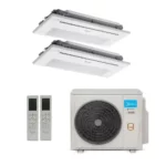 Ar Condicionado Multi Split Inverter Springer Midea 42000 BTU (2x12000 + 1x18000) Quente/Frio 220V