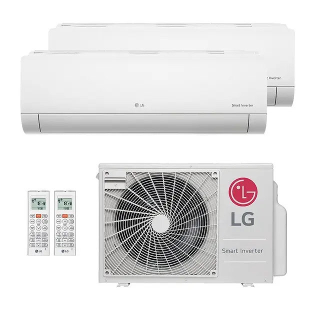 Ar Condicionado Multisplit Quad 51000 Btu(2×12000+9000+18000) Quente/frio – Inverter – LG – 220v – Amnw18gska0 Amnw12gsja0 Amnw09gsja0 / A5