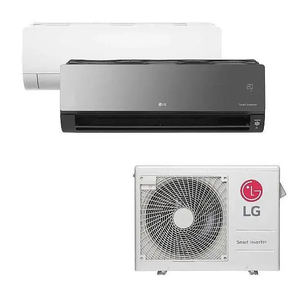 Ar Condicionado Multi Split Quad Inverter LG 51000 BTUs (2×12000 + 9000 + 18000) Quente/Frio 220V Ar Condicionado Multi Split Quad Inverter LG 51000 BTUs (2x12000 + 9000 + 18000) Quente/Frio 220V
