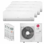 Ar Condicionado Multi Split Quad Inverter LG 51000 BTUs (2x12000 + 9000 + 18000) Quente/Frio 220V