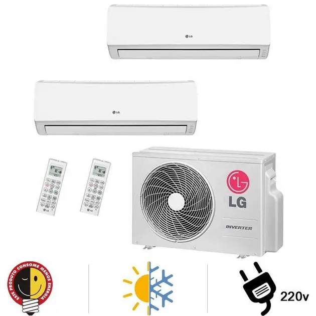 Ar Condicionado Multisplit Bi 16000 BTU Quente/Frio Inverter LG – 220V Ar Condicionado Multisplit Bi 16000 BTU Quente/Frio Inverter LG - 220V