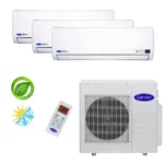 Ar Condicionado Multisplit Inverter 36.000 BTU (2x9.000 + 18.000) Quente/Frio - 220V