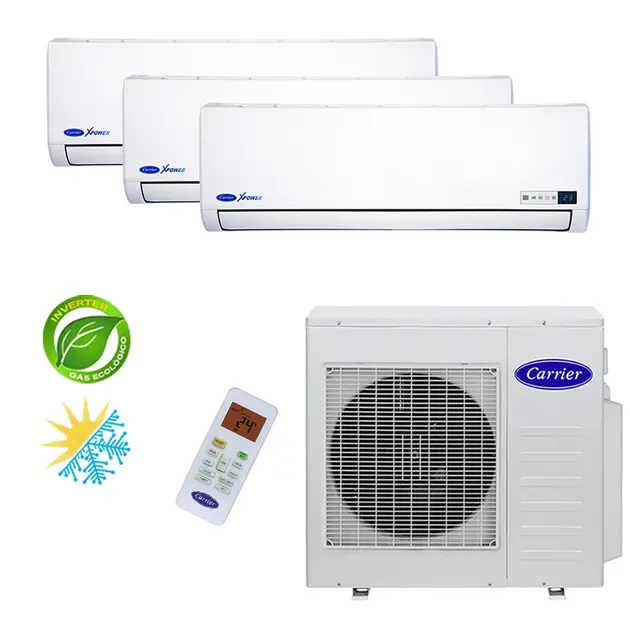 Ar Condicionado Multisplit Inverter 36.000 BTU (2×9.000 + 18.000) Quente/Frio – 220V Ar Condicionado Multisplit Inverter 36.000 BTU (2x9.000 + 18.000) Quente/Frio - 220V