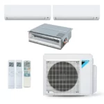 Ar Condicionado Multisplit Inverter Daikin 42000 BTUs Quente e Frio (2x9000 + 24000) 220V