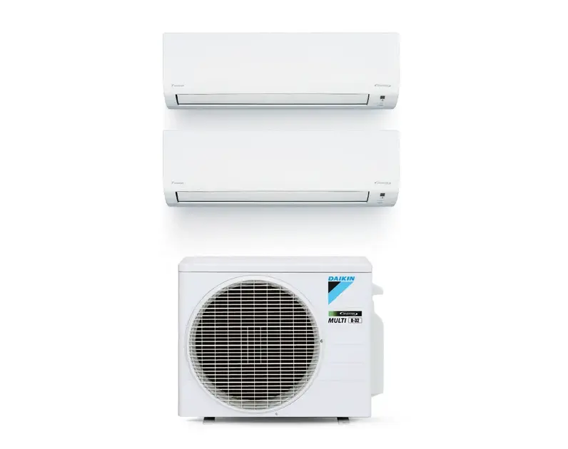 Ar Condicionado Multisplit Inverter Daikin 45000 BTUs (2x18000 + 9000) Quente/Frio 220V