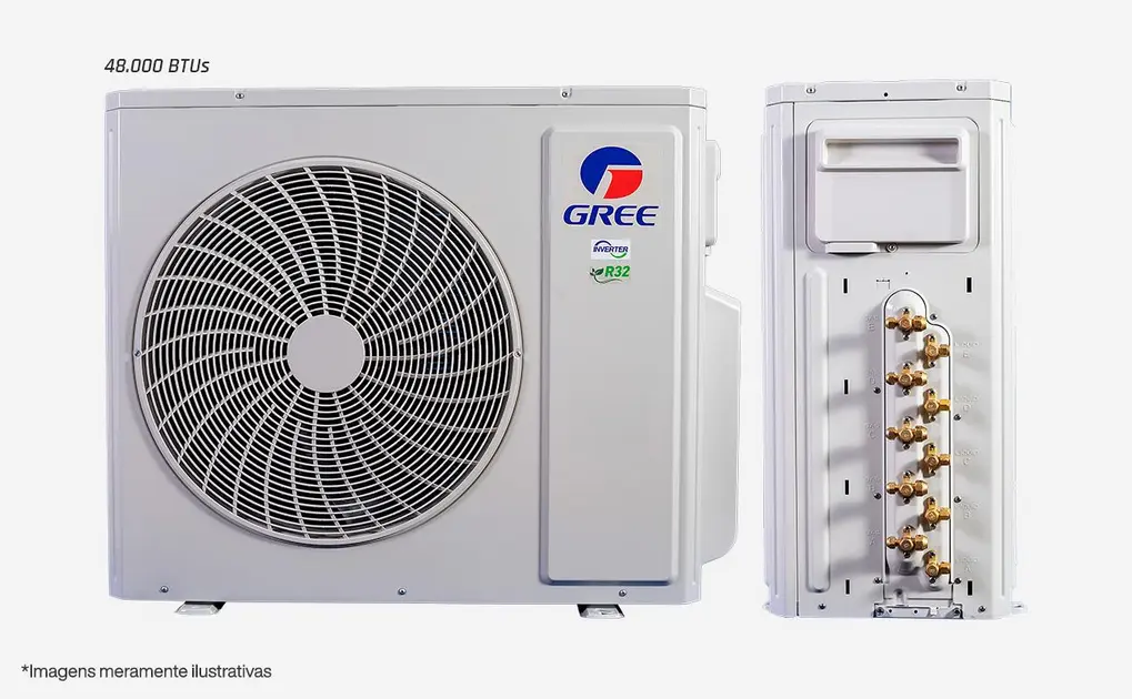 Ar Condicionado Multisplit Inverter Gree 63000 BTUs (3×9000 + 2×18000) Quente/Frio 220V Ar Condicionado Multisplit Inverter Gree 63000 BTUs (3x9000 + 2x18000) Quente/Frio 220V